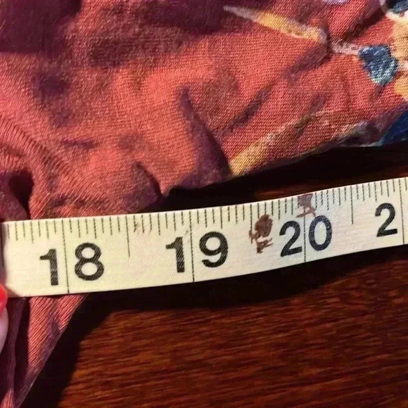 Daniel Rainn Womens Elura Top Rust S Floral Vneck Lace Knit Boho Versatile NWOT - Picture 10 of 12